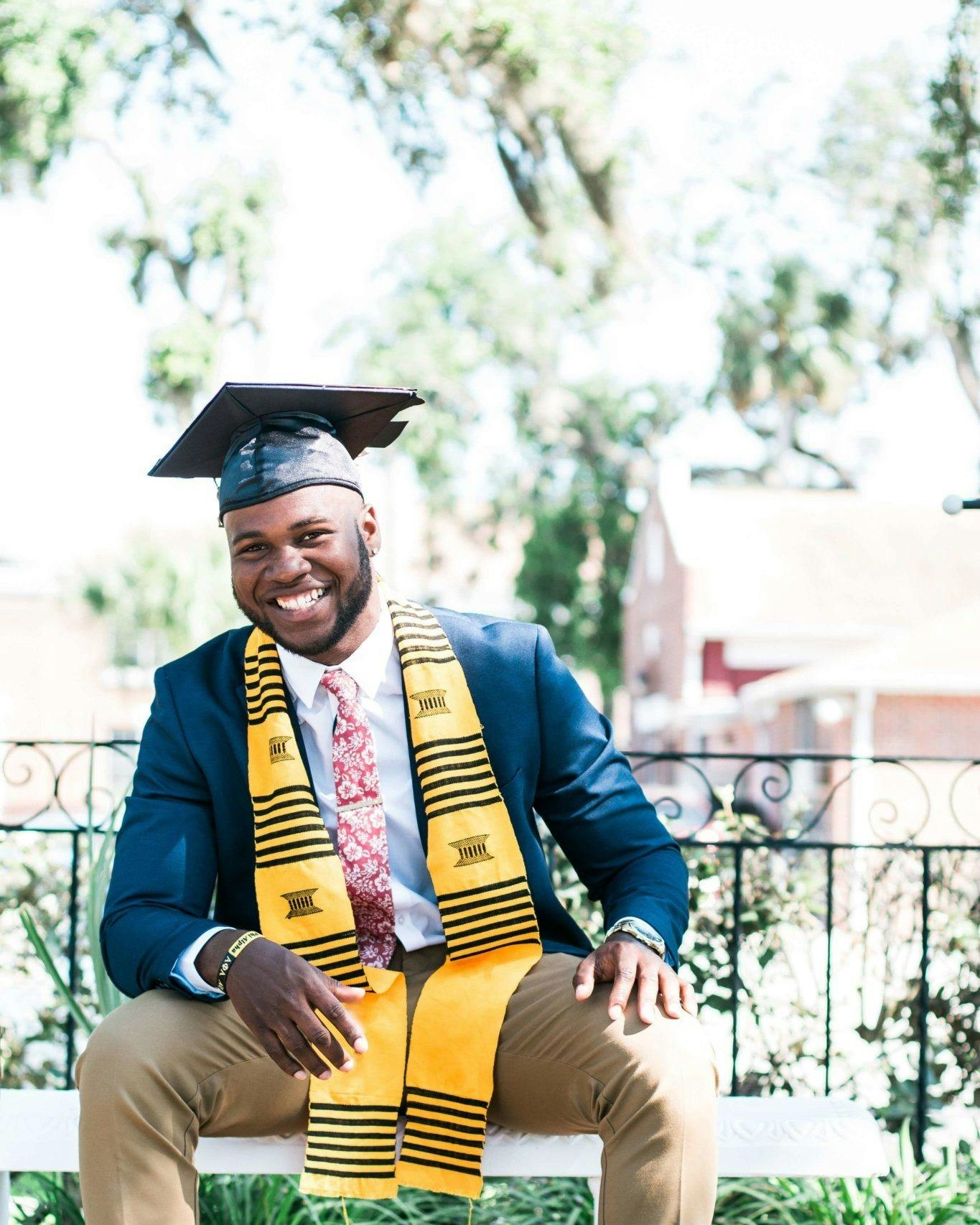 Student engaged in focused learning